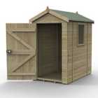 Forest Garden Timberdale T&G Pressure Treated 6x4 Apex Shed