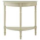 Heritage Console Table Vintage Grey Finish