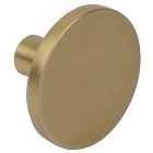 Wickes Como Brushed Knob Handle - Gold