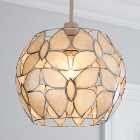 Butterfly Capiz Easy Fit Pendant Shade