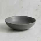 Charcoal Stoneware Pasta Bowl