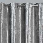 Sienna Curtains Silver Grey 90" Wide X 90" Drop