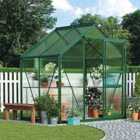 Garden Gear Greenhouse 6.2 x 4.3 x 6.6ft Green