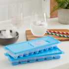 Pack of 2 Ice Cube Trays Cube and Long