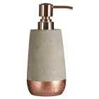 Premier Housewares Lotion/Soap Dispenser, Neptune, Copper and Concrete