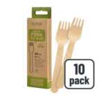 BioPak Wooden Forks 10 per pack