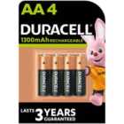 Duracell Rechargeable AA Batteries – 4 Pack
