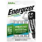 Energizer Accu Rechargeable Extreme Batteries AAA - Pack of 4