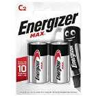 Energizer Max Batteries C - Pack of 2