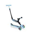 Globber Go Up Foldable Scooter with Lights - Pastel Blue