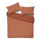 Nutmeg Terracotta 100% Cotton 2 Pack Pillow Cases