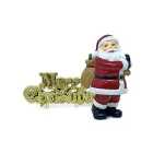 Santa & Merry Christmas Cake Toppers 2 per pack
