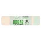 Biobag 30L Compostable Drawstring Bin Liners 10 per pack