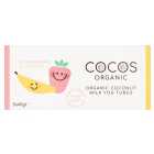 COCOS Organic Strawberry and Banana Coconut Yoghurt Tubes 5 x 40g