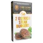 The Lions Kingdom Ostrich Steak Burgers 250g