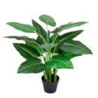 Greenbrokers Artificial Calla Lily Tree In Pot 90Cm/3Ft