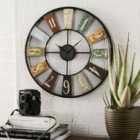 IH Design Archie Metal Clock Industrial Style