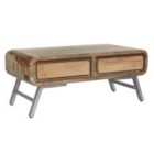 IH Design Retro Metal & Wood Coffee Table