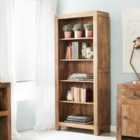 IH Design Dakota Light Mango Wood Large Open Bookcase