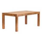 IH Design Dakota Light Mango Wood Large 6-8 Seater Dining Table 6Ft (180Cm)