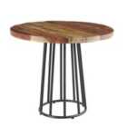 IH Design Reclaimed Boat Round 4 Seater Dining Table