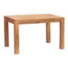 IH Design Dakota Light Mango Wood Small 4-6 Seater Dining Table 4Ft (120Cm)
