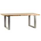 IH Design Natural Essential Live Edge Large 6-8 Seater Dining Table