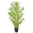 Greenbrokers Artificial Bamboo Tree In Pot 150Cm/5Ft