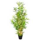 Greenbrokers Artificial Bamboo Tree In Pot 130Cm/4Ft