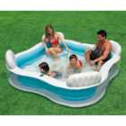 INTEX 4 Seater Paddling Pool, Adults Children Family Lounge Pool Garden Patio