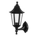 Ex-Pro Outdoor Wall Light Lantern, LED E27 11W, IP44 Rated, Black