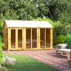 Power Sheds Apex Shiplap Dip Treated Summerhouse - 12 x 8ft