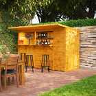 Power Sheds 10 x 4ft Pent Shiplap Dip Treated Pub Shed
