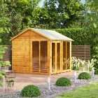 Power Sheds 8 x 8ft Apex Shiplap Dip Treated Summerhouse