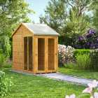 Power Sheds 4 x 8ft Apex Shiplap Dip Treated Summerhouse