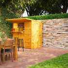 Power Sheds Pent Shiplap Dip Treated Pub Shed - 6 x 4ft