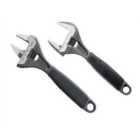 Bahco - ERGO Extra Wide Jaw Adjustable Wrench Twin Pack