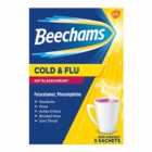 Beechams Cold and Flu Blackcurrant Powder 5 Pack