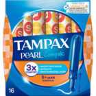 Tampax Pearl Compak Super Plus Tampons with Applicator 16 Pack