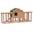 PawHut Double Sided Chicken Coop Large