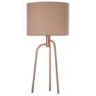 The Lighting and Interiors Antique Copper Jerry Table Lamp