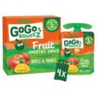 Go Go Squeez Fruit Snack Apple Mango 4 x 90g