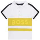 Boss - Boss Stripe Logo Polo Shirt Infant Boys