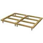 Power Sheds Pressure Treated Garden Building Base Kit - 8 x 6ft