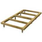Power Sheds Pressure Treated Garden Building Base Kit - 4 x 8ft