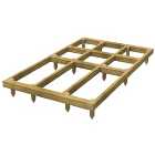 Power Sheds Pressure Treated Garden Building Base Kit - 8 x 5ft