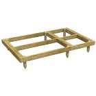 Power Sheds Pressure Treated Garden Building Base Kit - 6 x 4ft