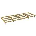 Power Sheds Pressure Treated Garden Building Base Kit - 16 x 6ft