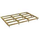 Power Sheds Pressure Treated Garden Building Base Kit - 12 x 8ft