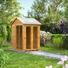 Power Sheds 4 x 6ft Apex Shiplap Dip Treated Summerhouse